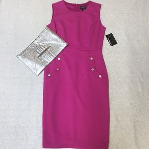 Ribbed Sparkle Pencil Dress
